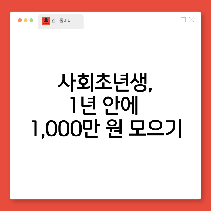 사회초년생